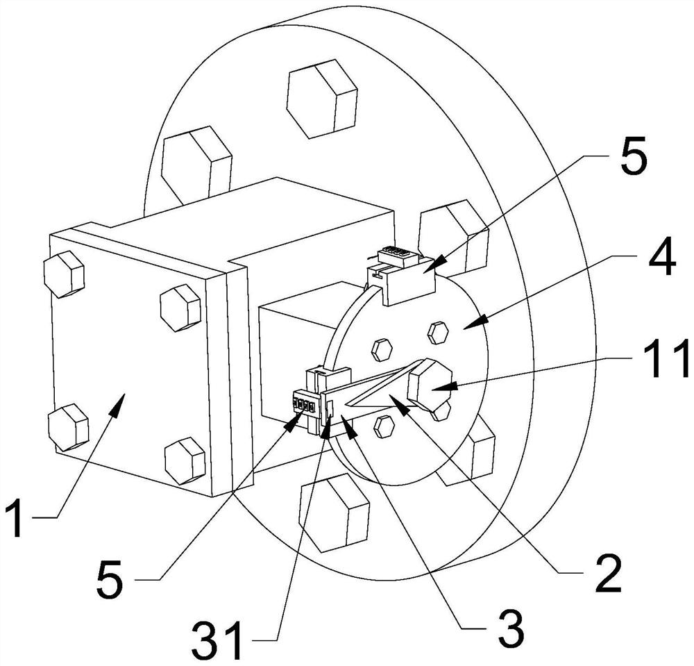 A gis knife switch position monitoring system