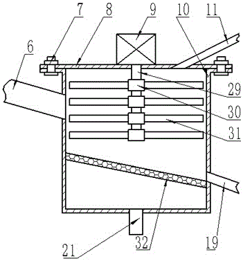 Mobile crushing device for graphite for manufacturing negative electrode materials for lithium batteries