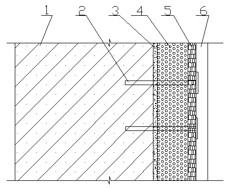 External-framework built-in composite insulation board and cast-in-situ concrete integrated wall structure and manufacturing method thereof