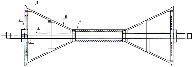 Integral carrier roller for belt conveyor