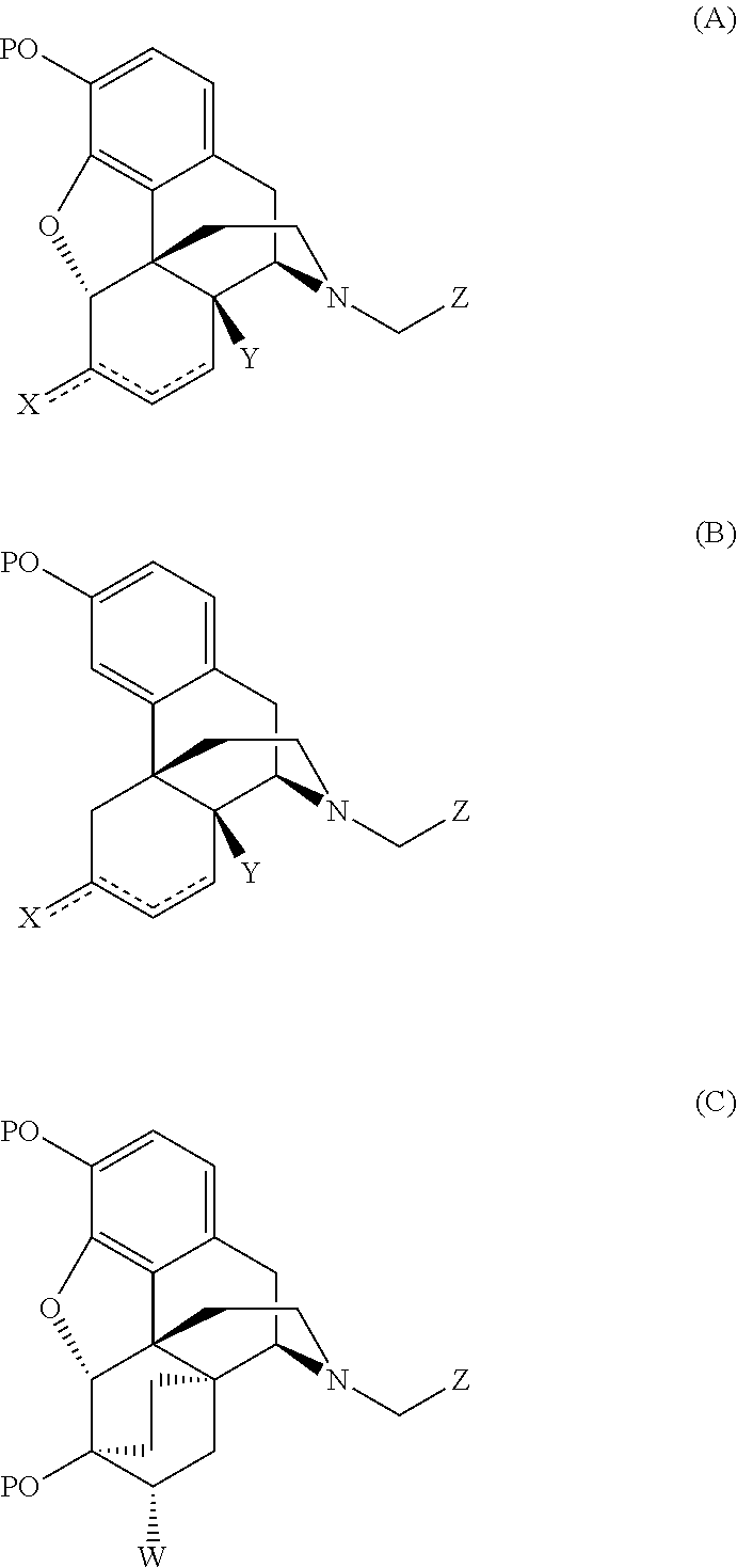 Preparation of opiate analgesics by reductive alkylation