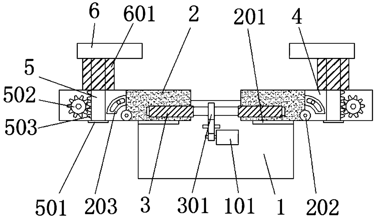 Fabric supporting mechanism for clothing cutting machine