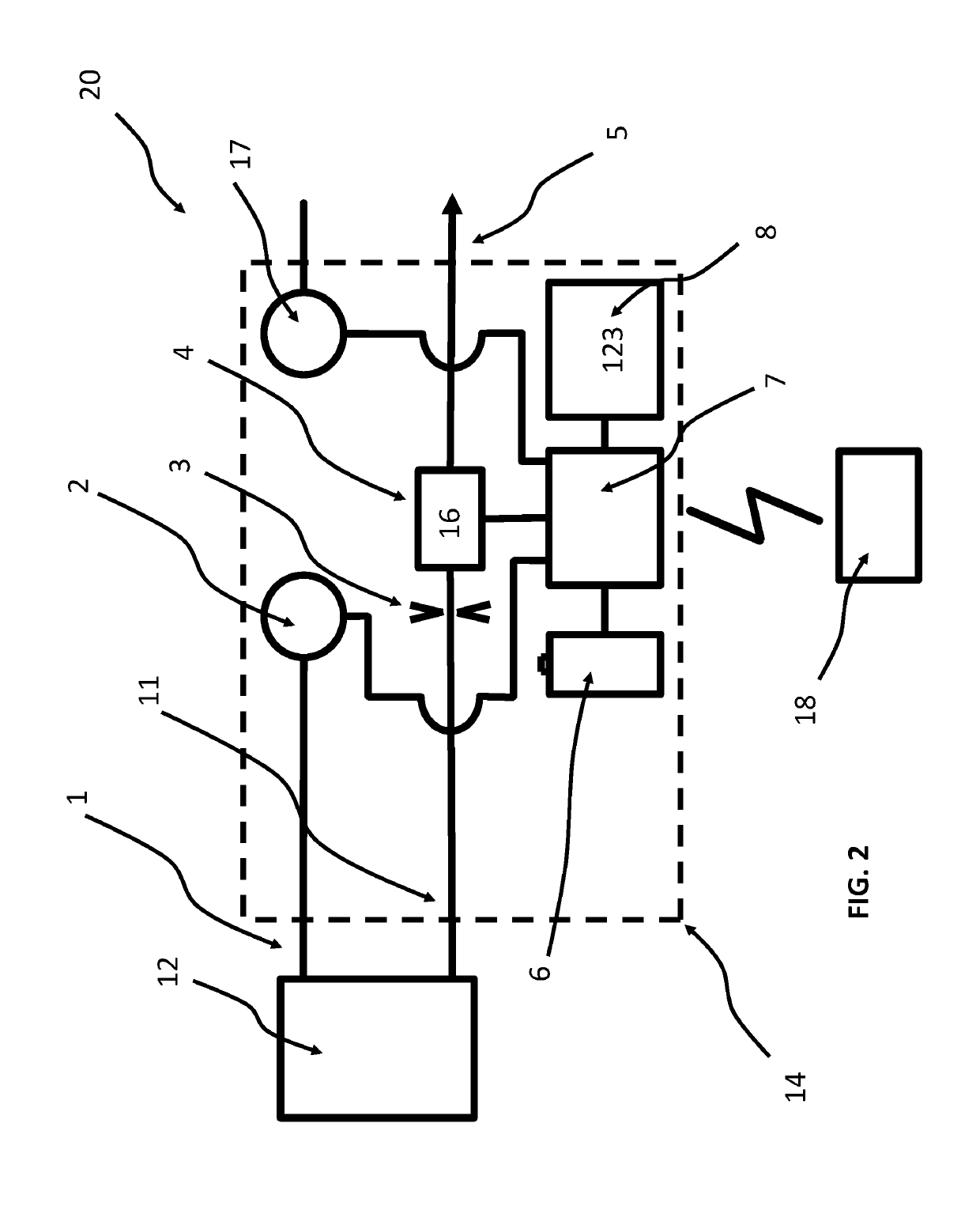 Tank pressure transmitter with integrated breathing gas analyzer