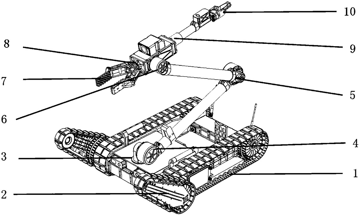 Robot based on three-dimensional (3D) technology, and telepresence method of mechanical arm state thereof