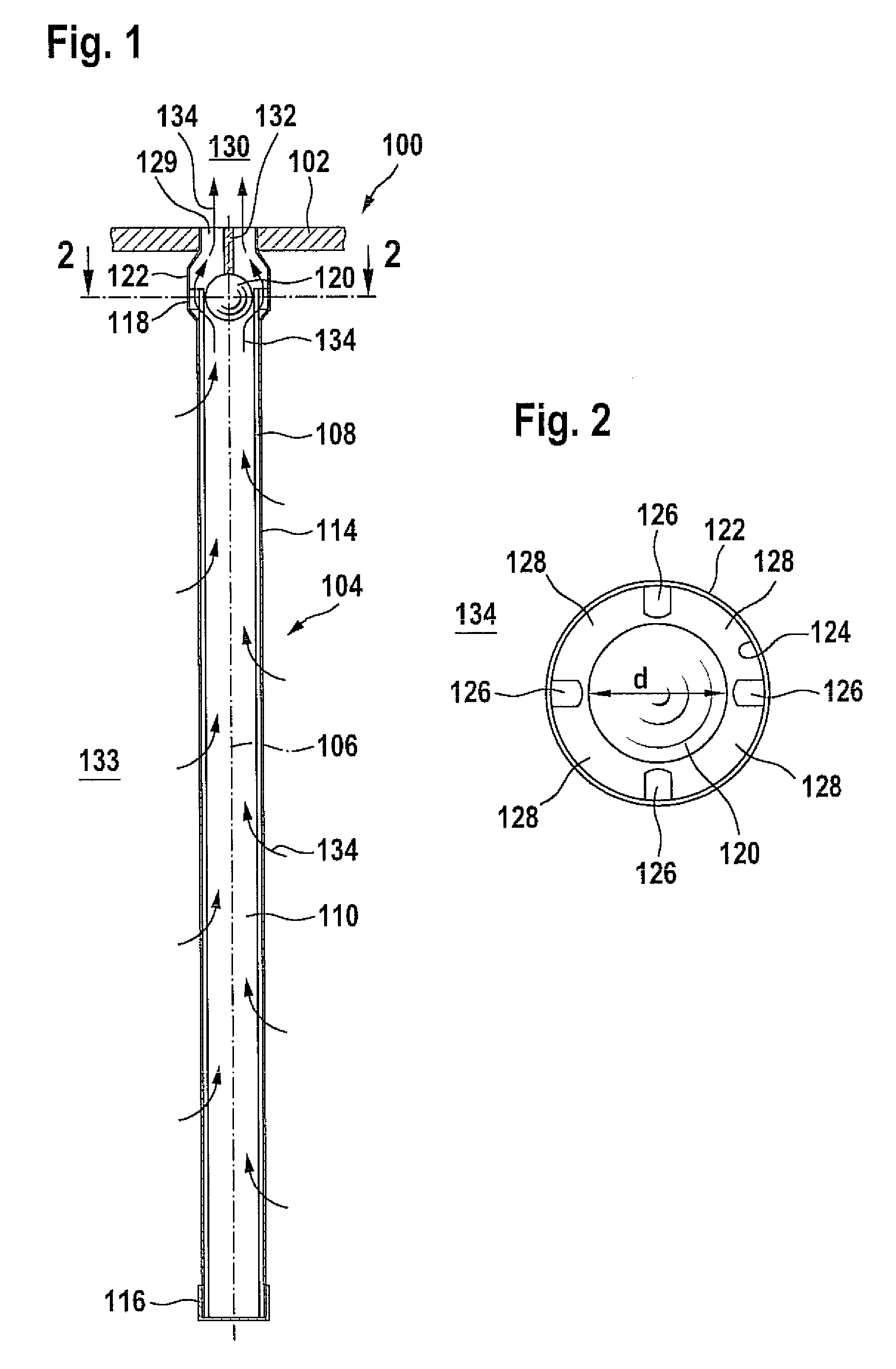 Filter Cartridge for a Reversible Flow Filter