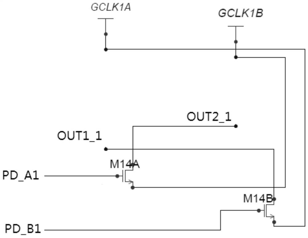 Array substrate gate drive circuit, display panel and display device