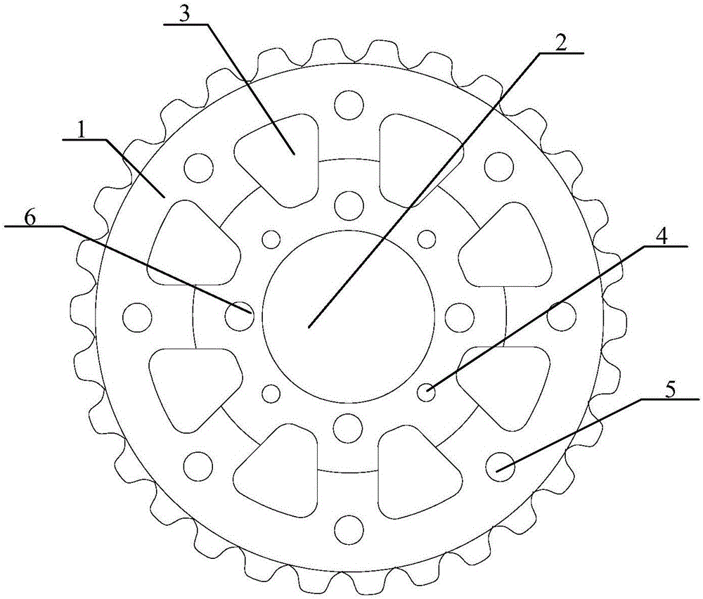 Timing chain wheel