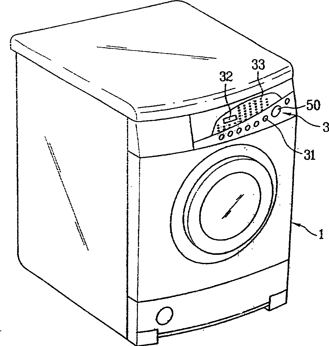 Knob mechanism structure of drum washing machine