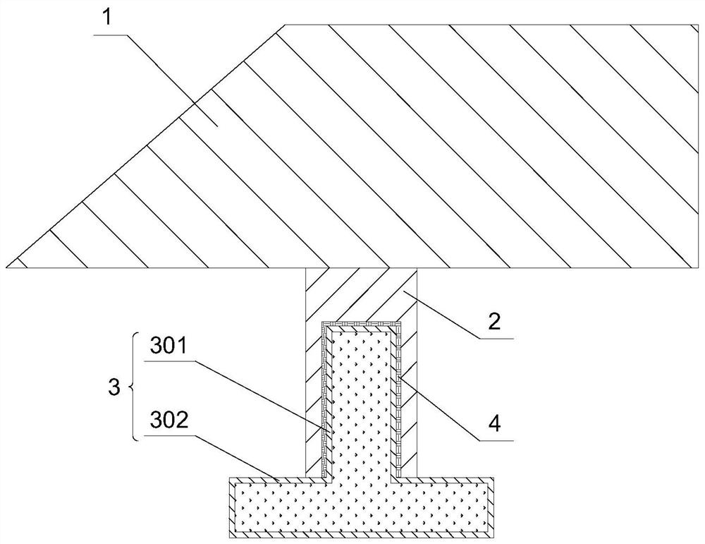 Phase change type heat-proof structure of rudder shaft and aircraft