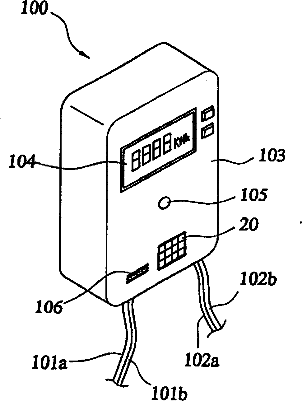 Digital electric power meter