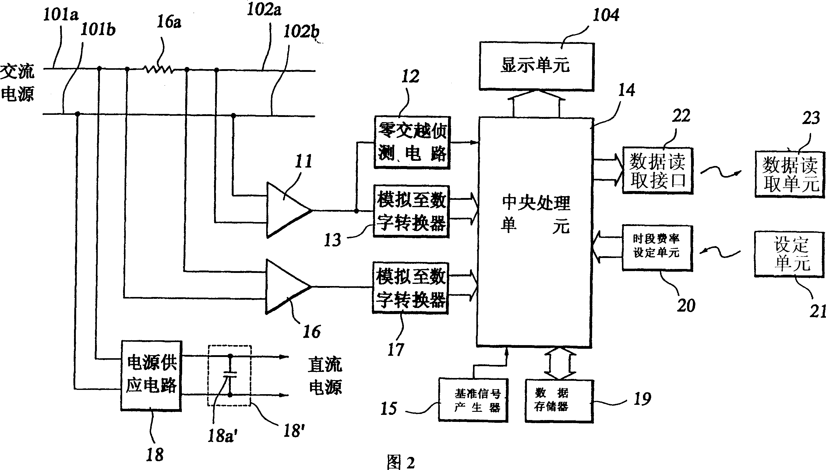 Digital electric power meter