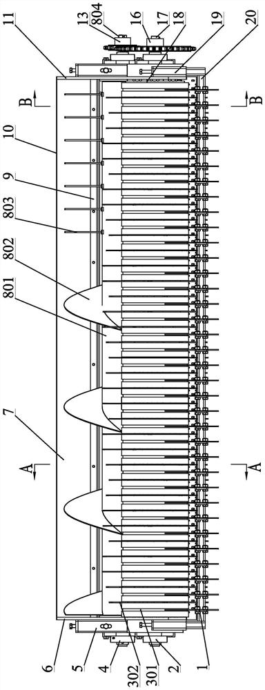 Fixed tooth and movable tooth combined step-by-step peanut picking device