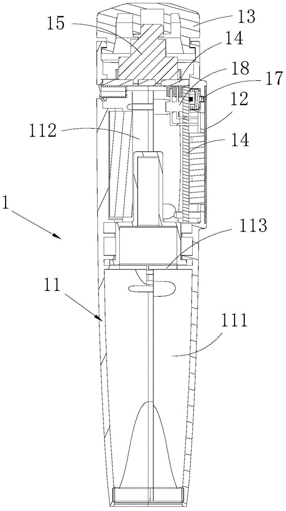 Medication injection information monitoring structure and system thereof, medication injector