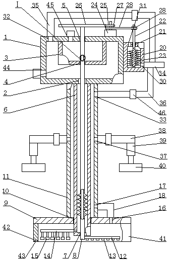 Medicine administration device for medical oncology department