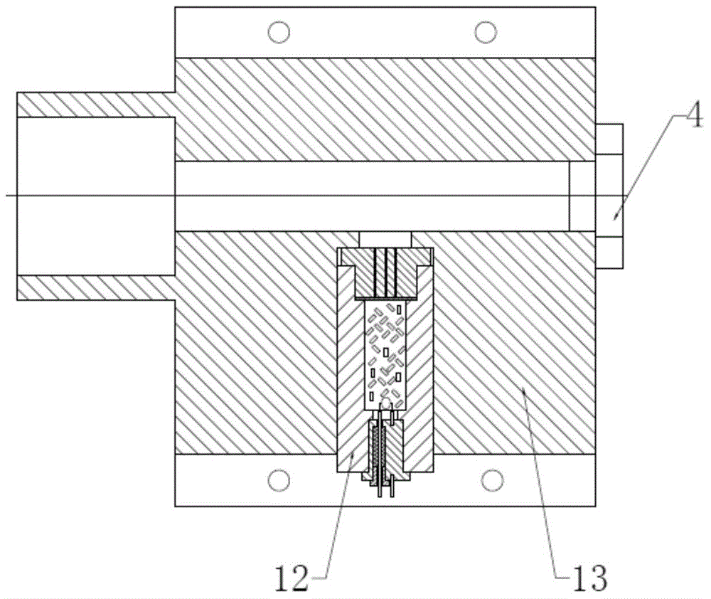 Oscillation impact testing device