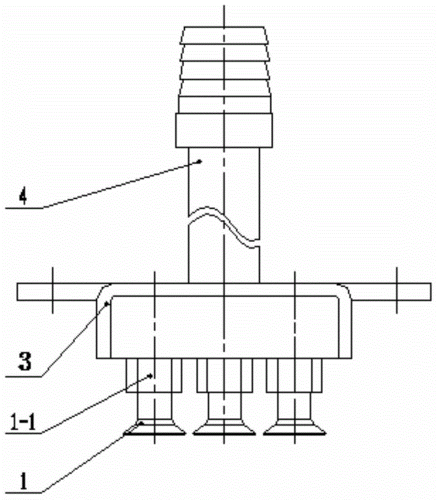 Double-surface laminating material bag opening mechanism with hot cutting lifting handle