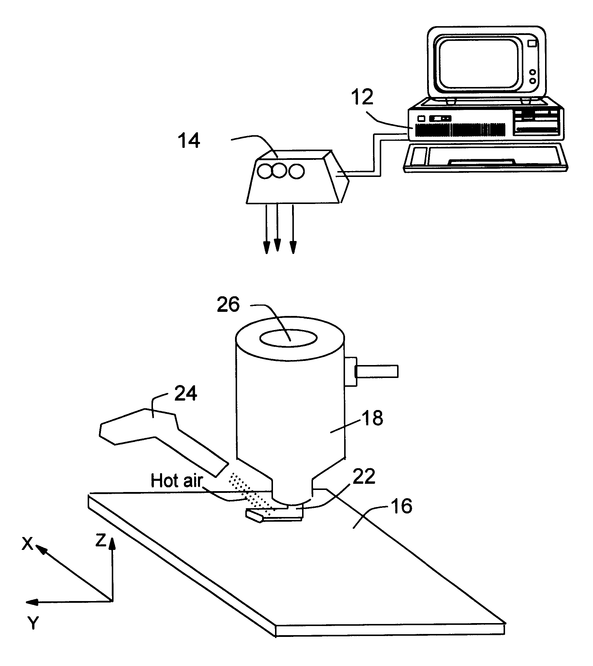 Method for rapidly making a 3-D food object