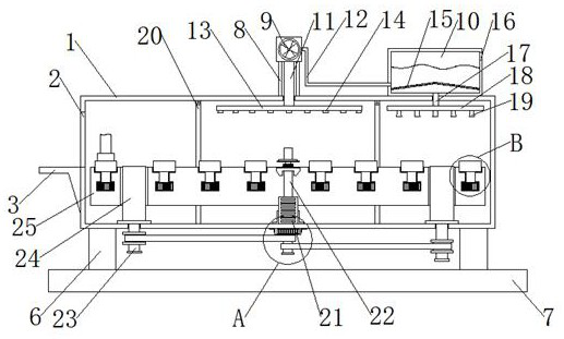 Automatic flange welding device