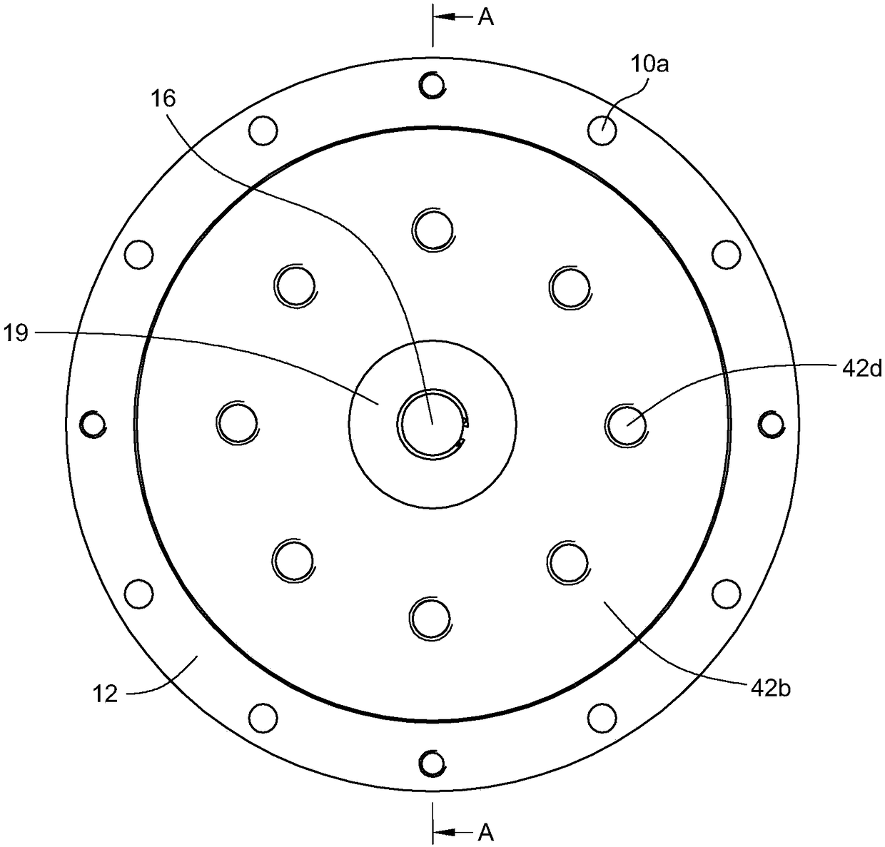 Speed reduction device combined with motor