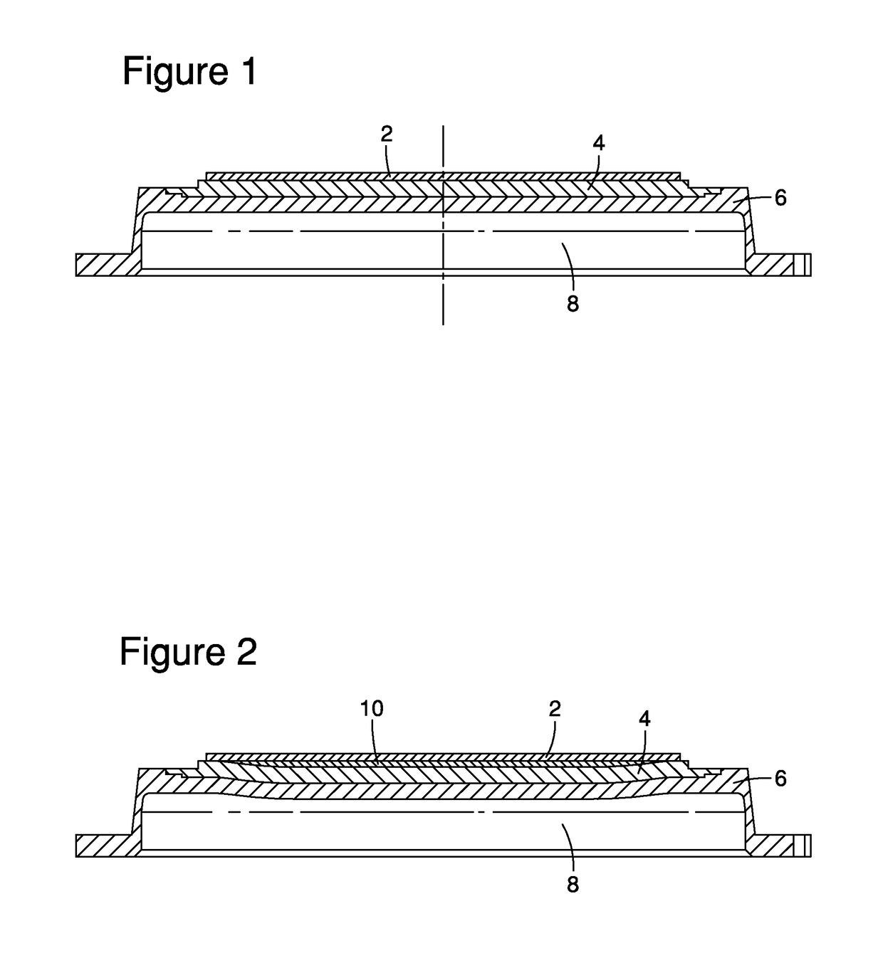 Low deflection sputtering target assembly and methods of making same