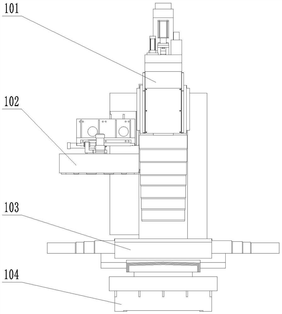 An automatic shifting vertical drilling machine