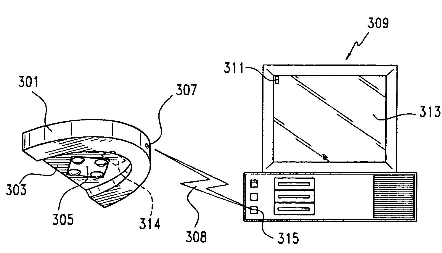 Tongue-operated input device for control of electronic systems