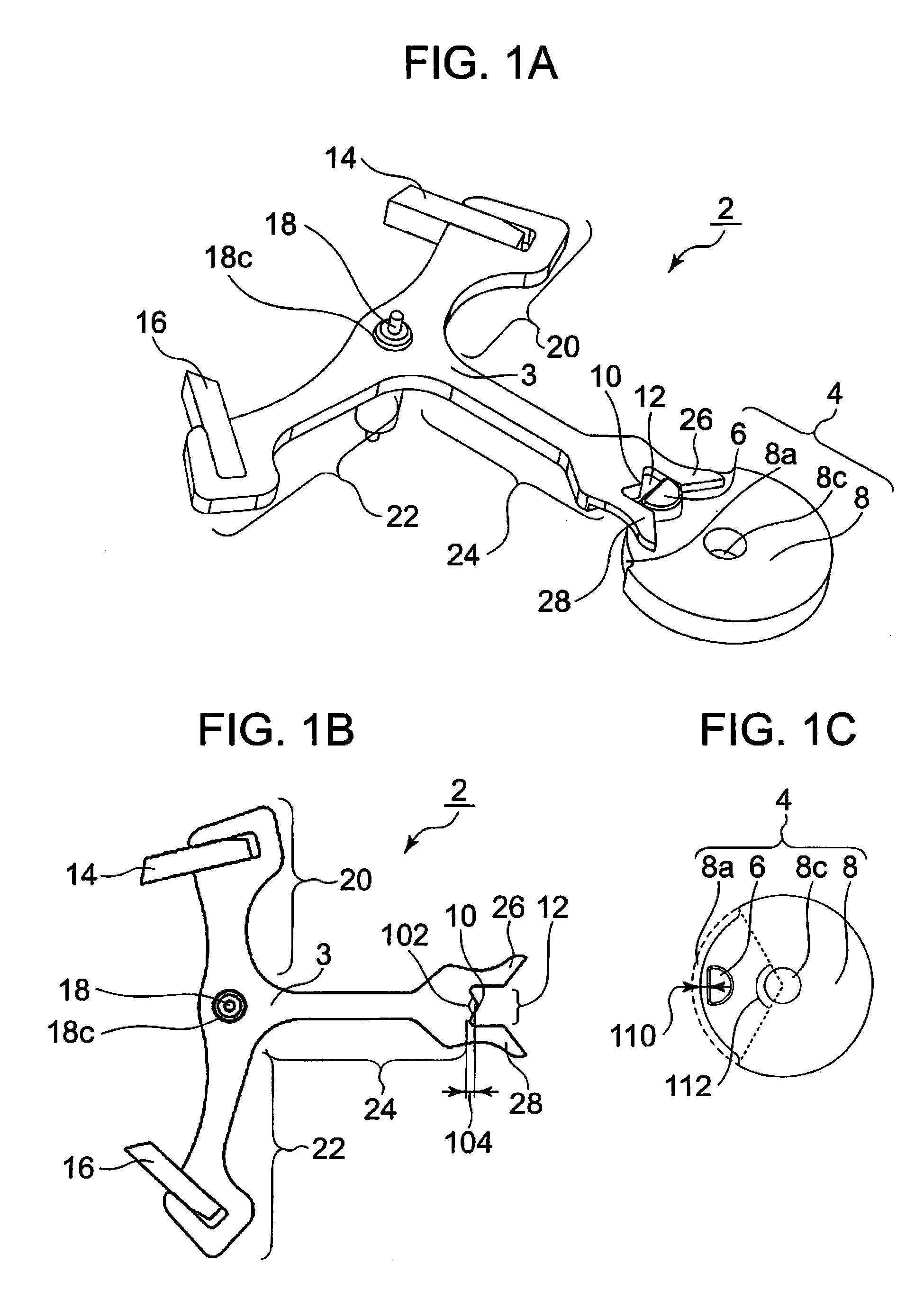Escapement governor, mechanical watch, pallet fork (incomplete) manufacturing method, and roller manufacturing method