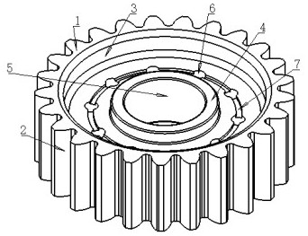 Novel high-sealing-performance connecting gear