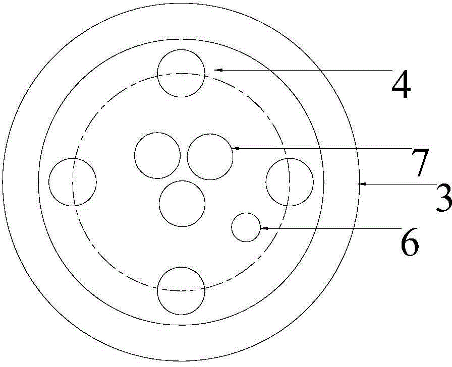 Layout method for preventing oxidation of dust collector in ladle refining treatment process