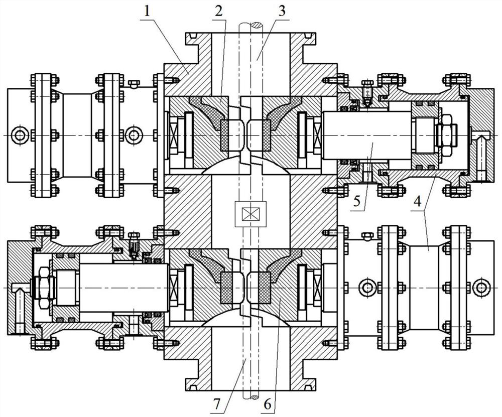 Liquid drive dual-control thermal recovery huff and puff anti-blowout and anti-overflow device