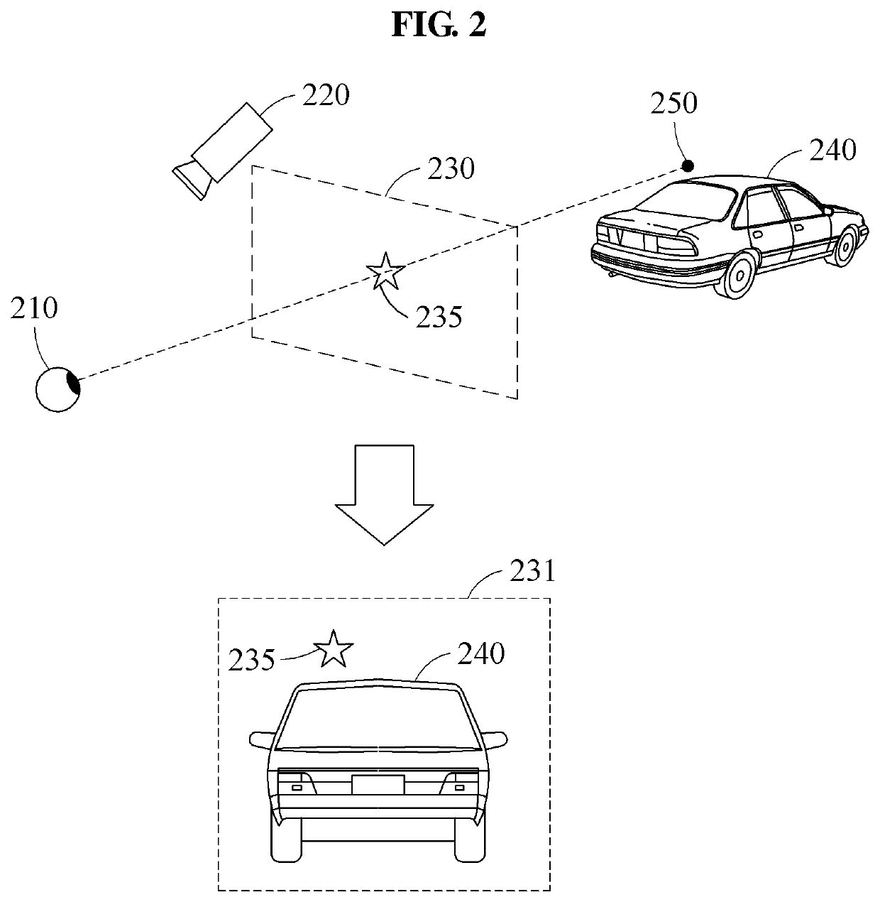 Head-up display device for providing three-dimensional augmented reality