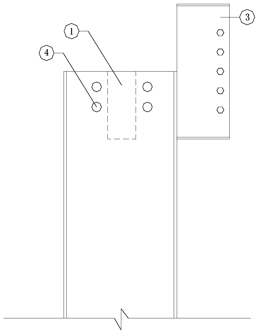 Total prefabricated combination frame joint and manufacture method thereof