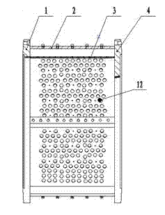 Sieve basket for coal slime solid-liquid separator