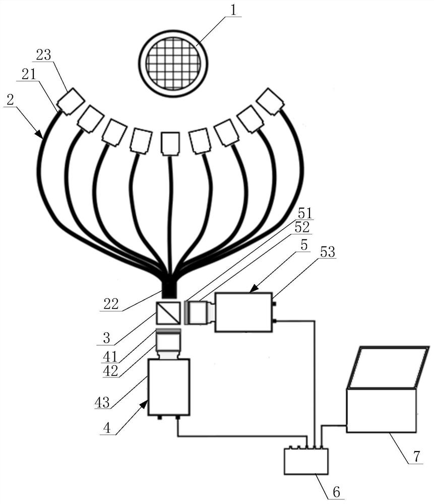 Three-dimensional combustion field temperature measurement method based on extinction correction time analysis