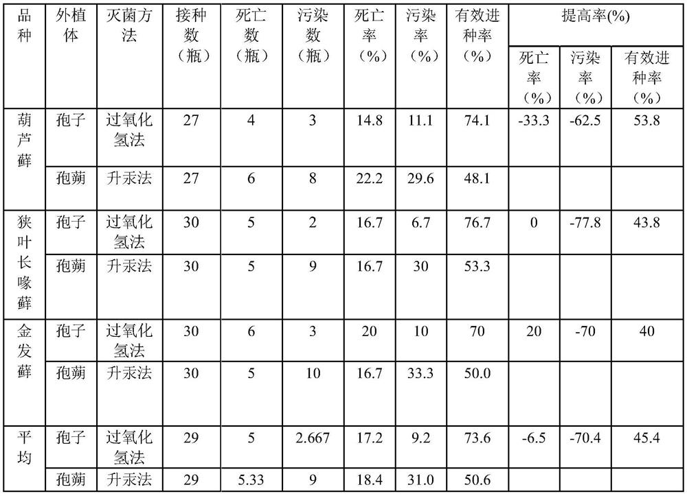 A kind of moss tissue culture and seedling cultivation method directly induced by spores