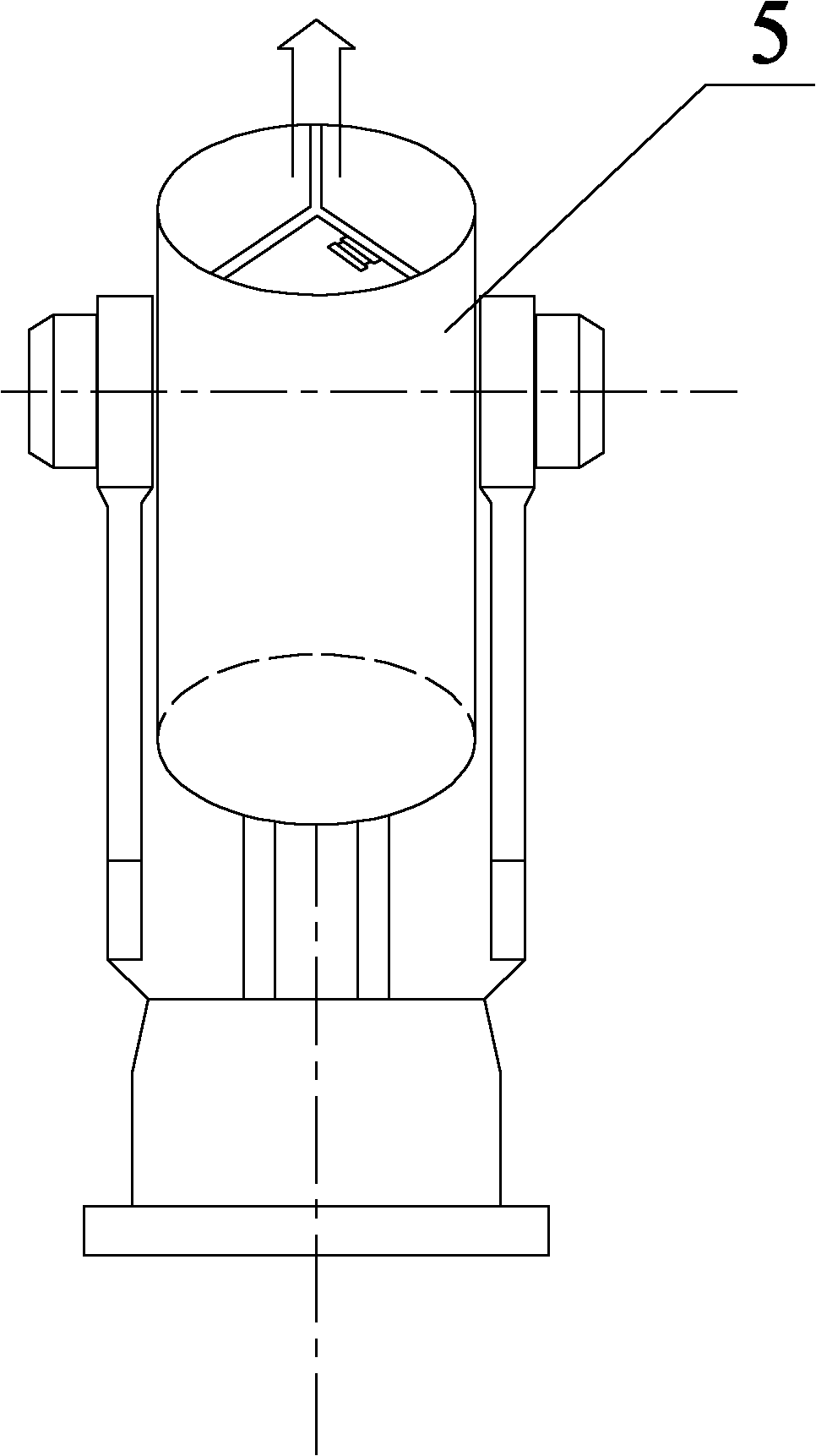 Servo test device and method for performance of optical signal emitted by satellite optical communication terminal