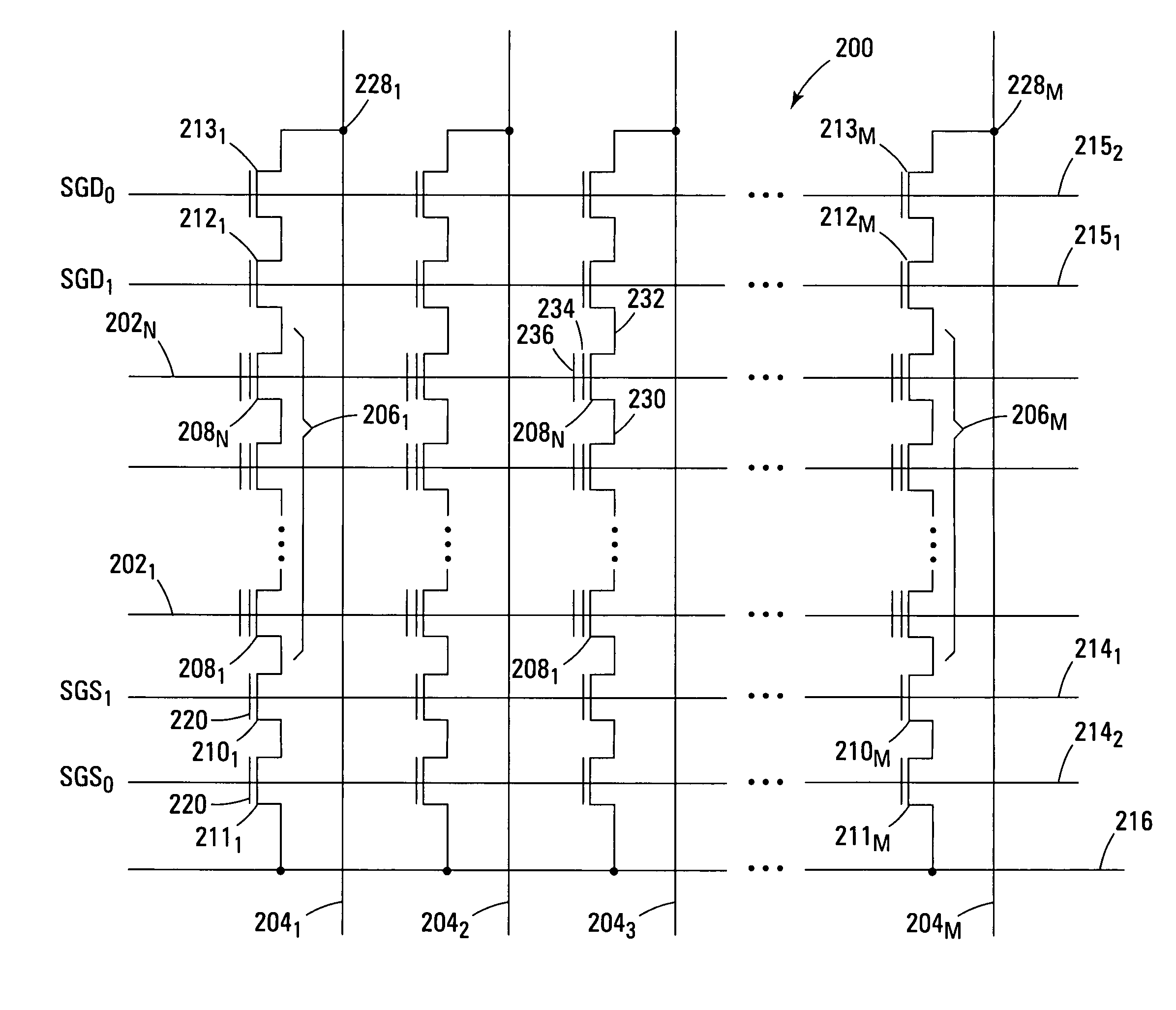 Operation of multiple select gate architecture