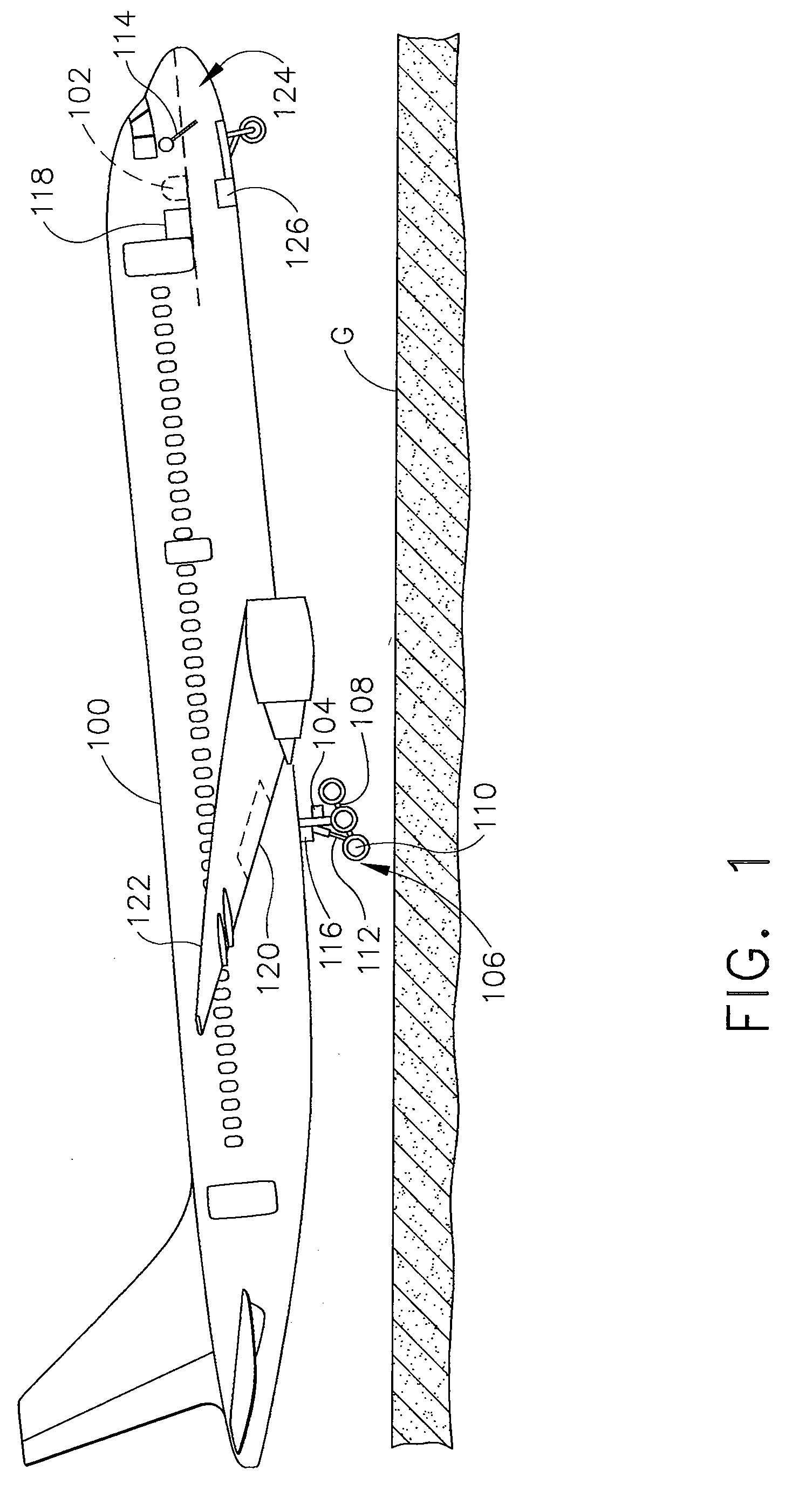 Air-ground detection system and method