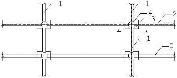 A method for setting flat car track crossing