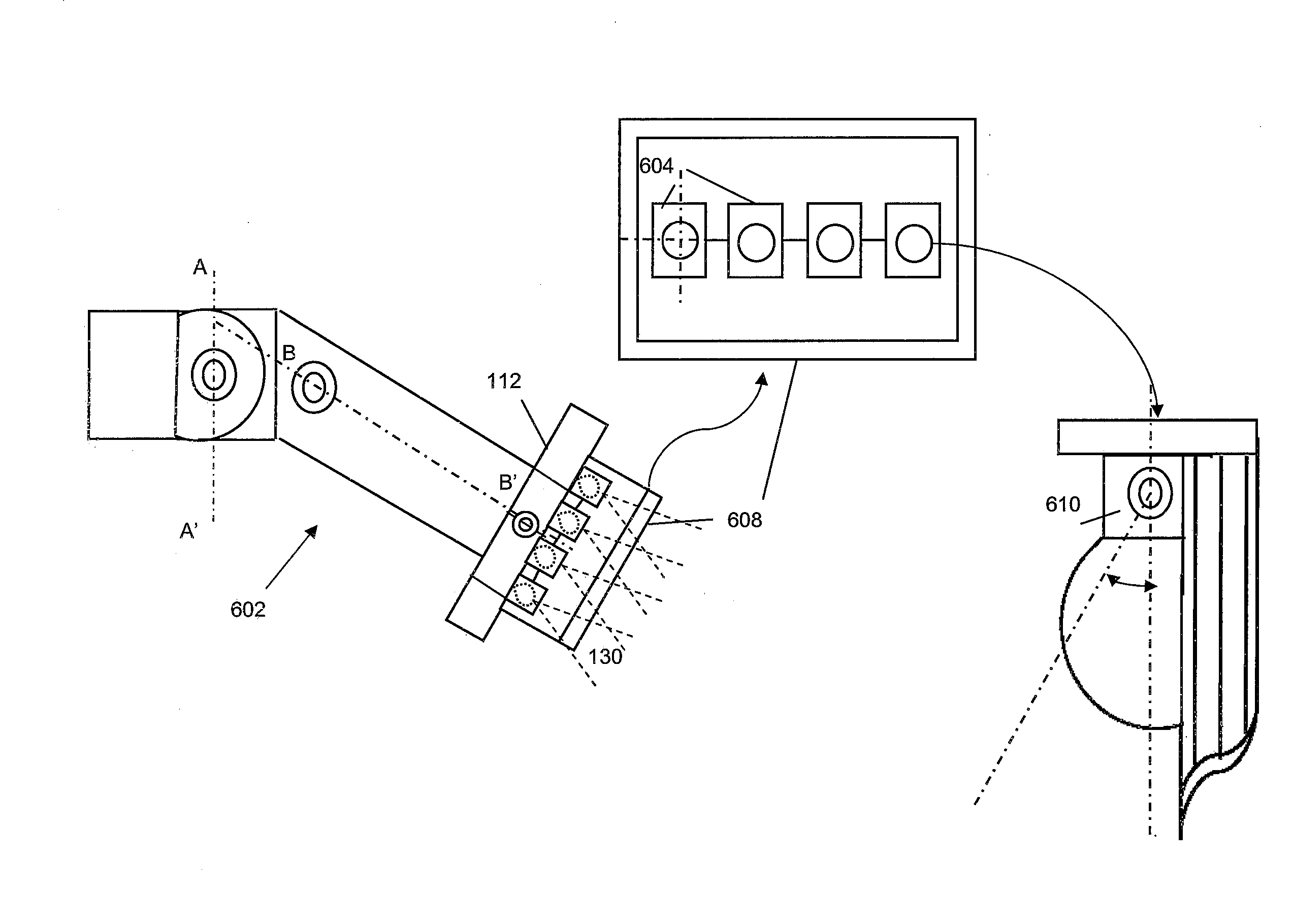 Fixture with Rotatable Light Modules