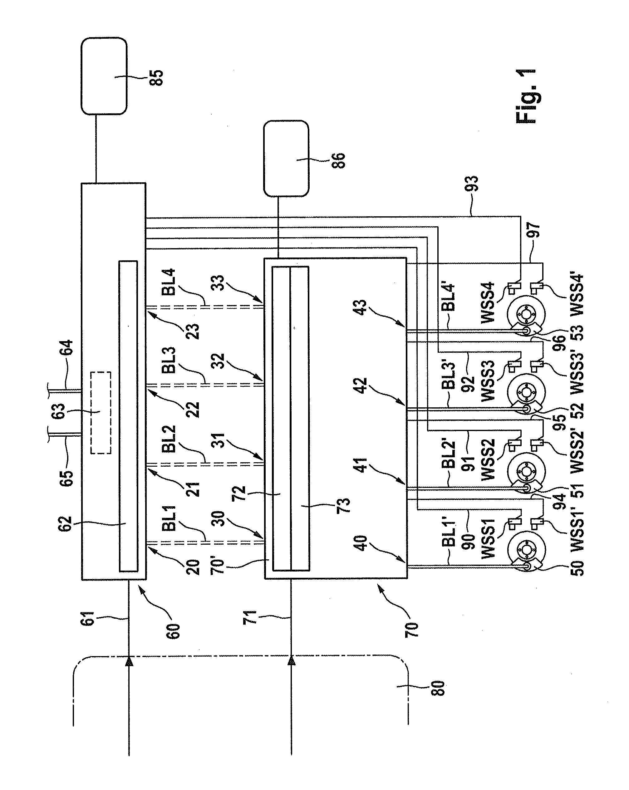 Brake control device and brake system for vehicles