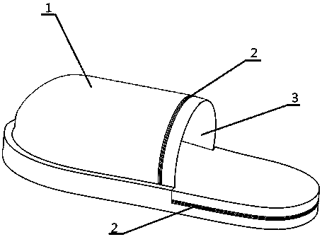 Slippers being suitable for wearing in four seasons and provided with detachable liners