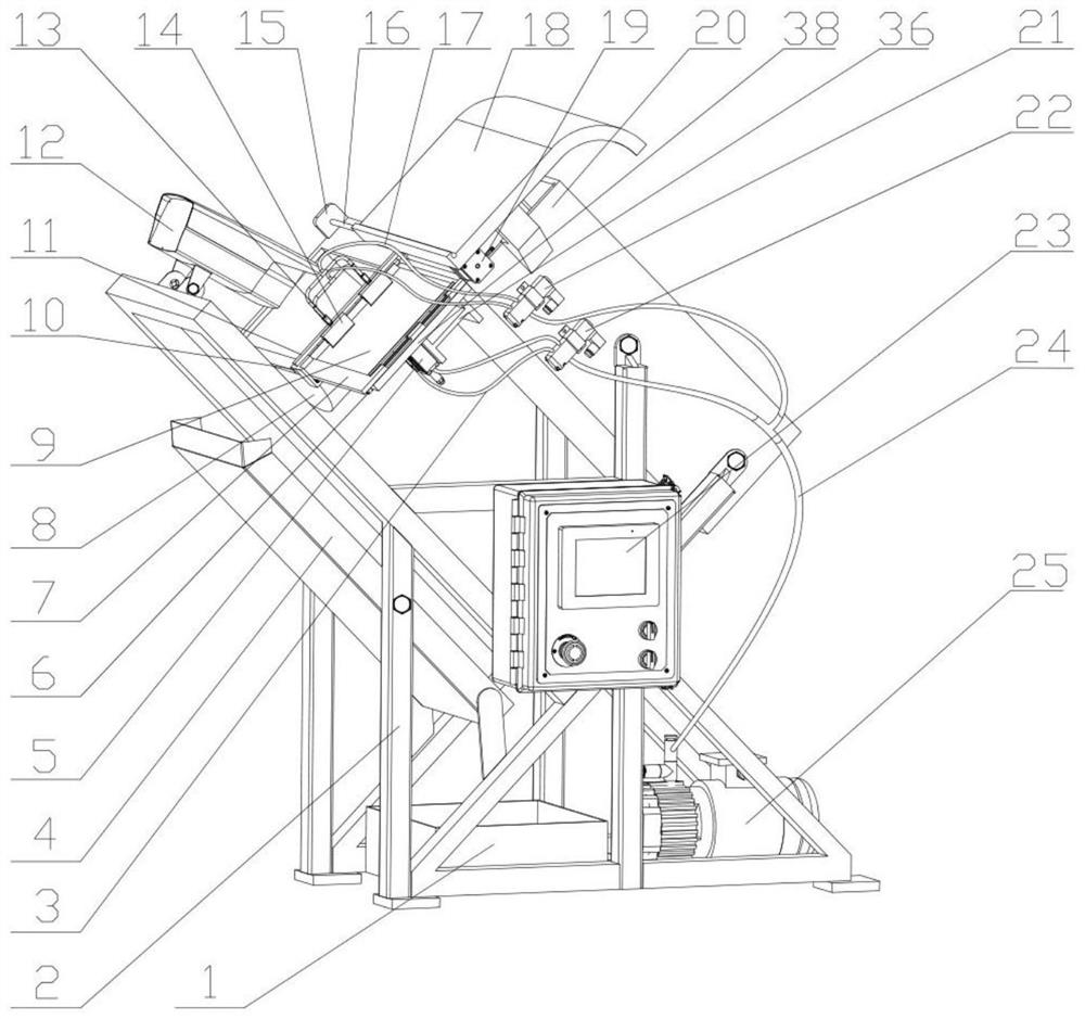 Intelligent replacement device and method of insect trapping plates in tea garden based on image channel calculation