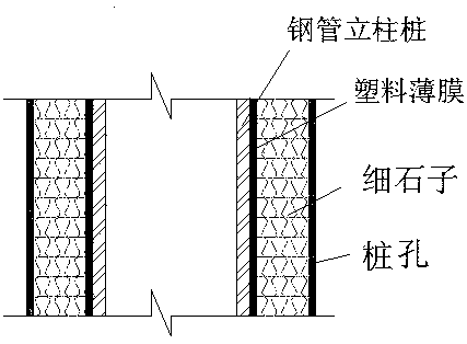 Top-down construction method for intermediately-weathered geology