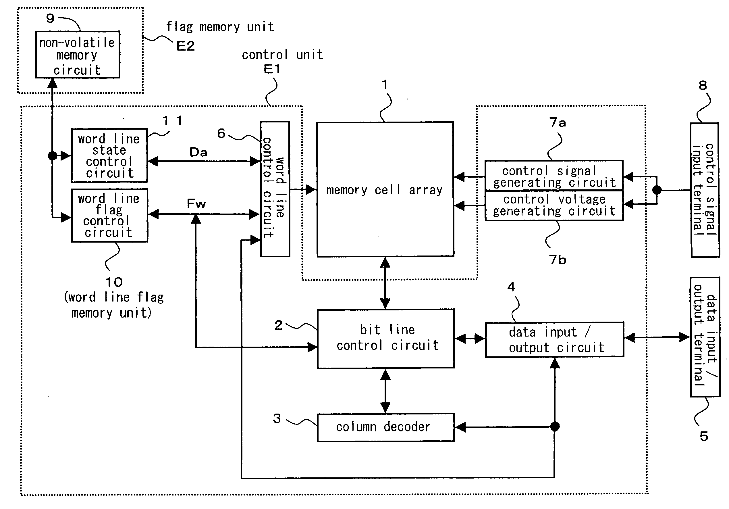 Semiconductor memory device and control method for the semiconductor memory device