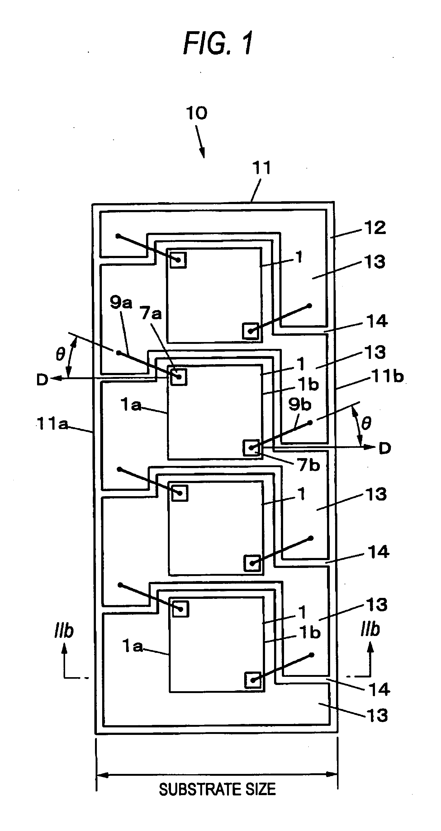 Led light emitting apparatus and vehicle headlamp using the same