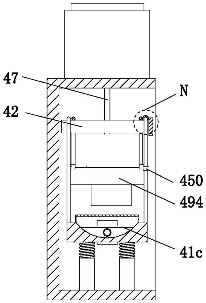 An automatic feeding and spraying separation device for livestock