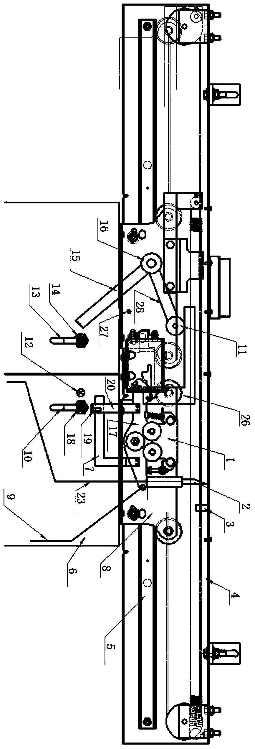 Landing door with opening protection function