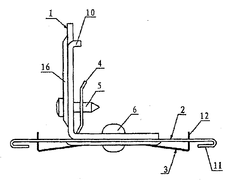 Adjustable spring mounting fastener and construction ceiling method thereof