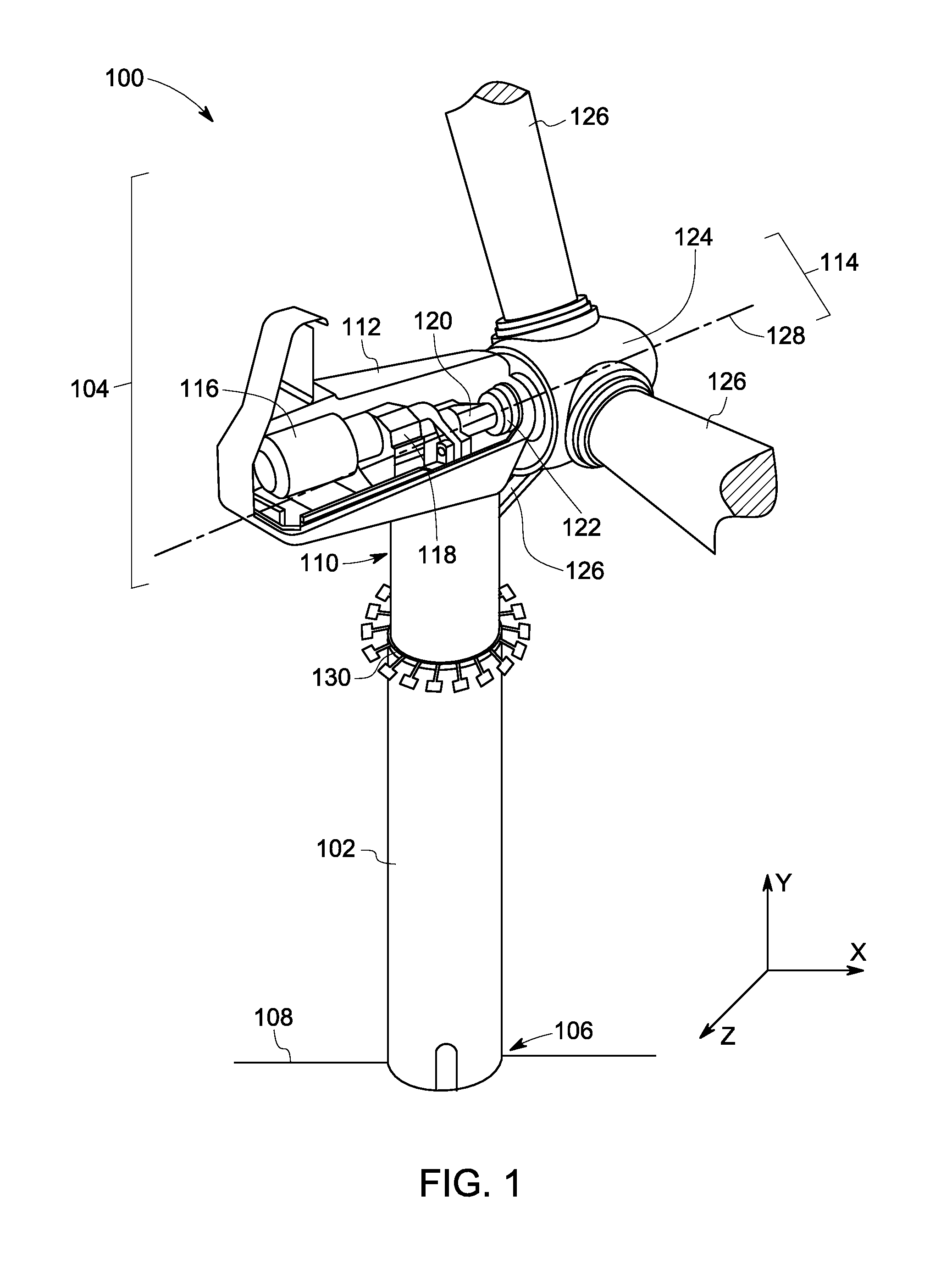 Systems and methods for attenuating noise in a wind turbine